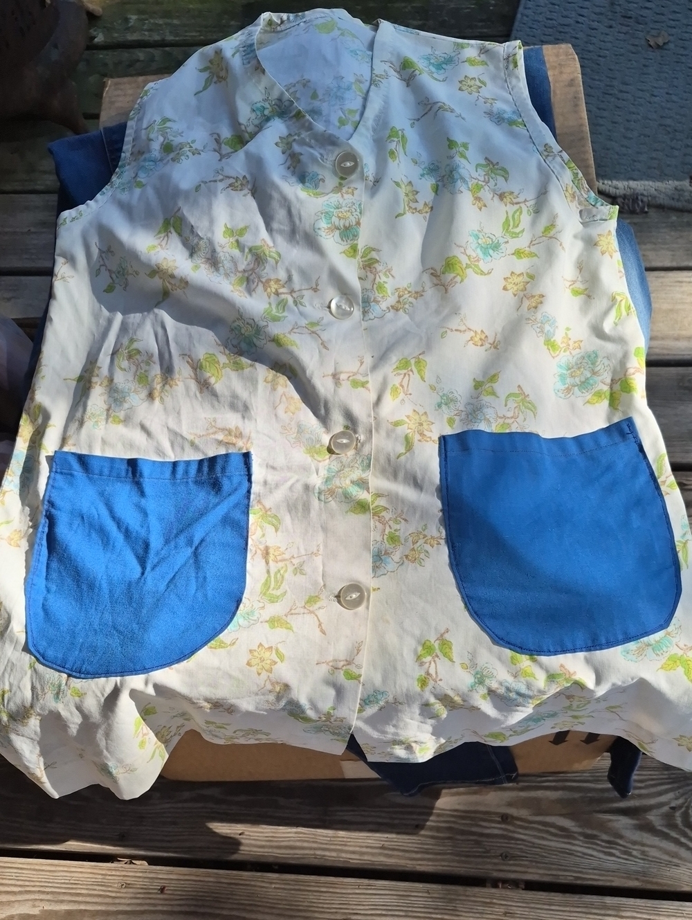 Womens,Floral Hand Made, Vest
